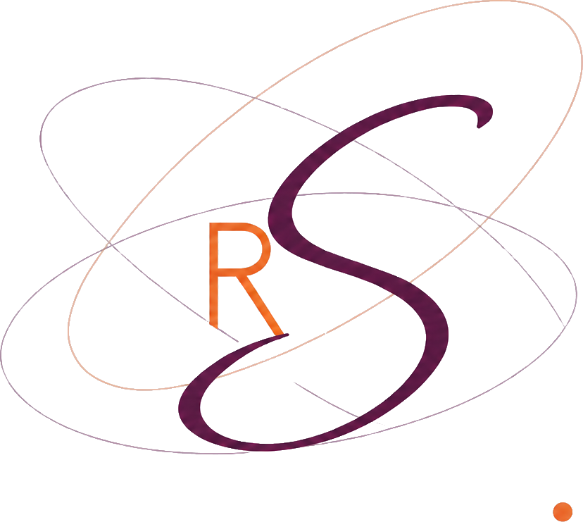 RS-Zeichen von RingSystemikS mit elliptischen Umlaufbahnen